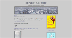 Desktop Screenshot of henryalford.com